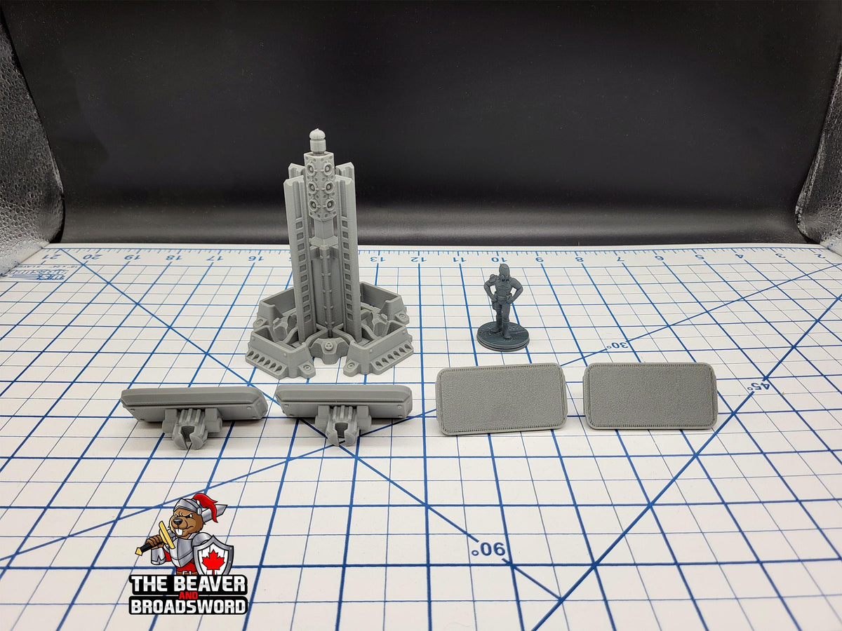 Scifi TV Screen Array - EC3D , Infinity, Legion, Sci-fi, Cyberpunk, Starfinder, tabletop terrain, Sci-fi Scenery, Wargaming, Security-3