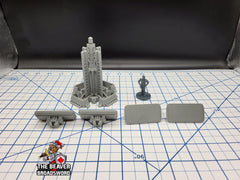 Scifi TV Screen Array - EC3D , Infinity, Legion, Sci-fi, Cyberpunk, Starfinder, tabletop terrain, Sci-fi Scenery, Wargaming, Security-3