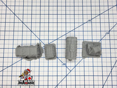 Scifi Assorted Cargo - EC3D , Infinity, Legion, Cyberpunk, Starfinder, tabletop terrain, Sci-fi Scenery, Wargaming, Space Hangar, Shipping-3