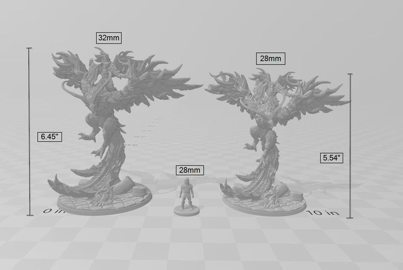 Aarakocra Phoenix Mounted Paladin Fighter premium DnD mini - High Quality Resin Printed 28mm 32mm Tabletop Miniature, Tough Durable Figurine-2