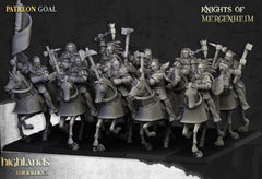 Knights of Mergenheim Miniature Set - 28/32mm Scale Premium Resin Models for Wargaming and RPG, DnD, Human, Sunland, Durable, High Quality-1