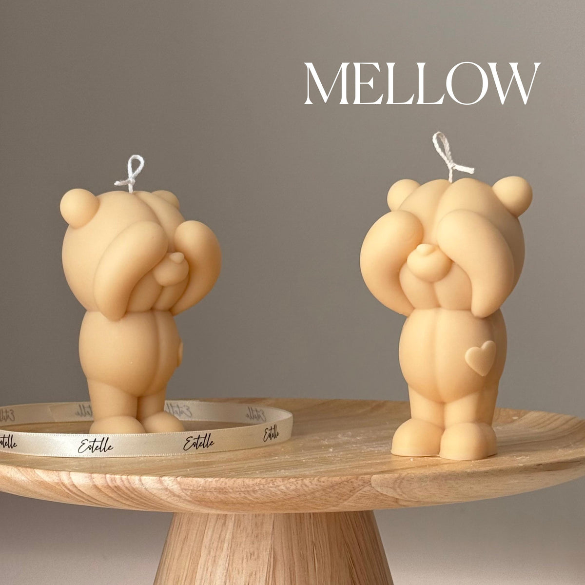 Handmade Soy Bear Candle: Sculptural Home Decor, Animal Lover Gift-4