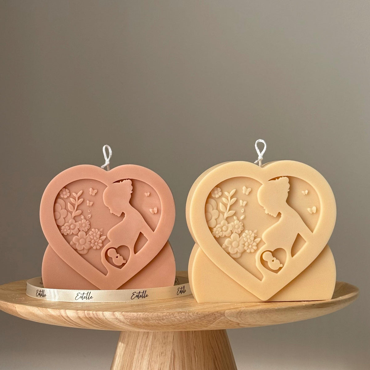 Mother's Love Soy Candle: Hand-Poured Sculptural Art Gift-1
