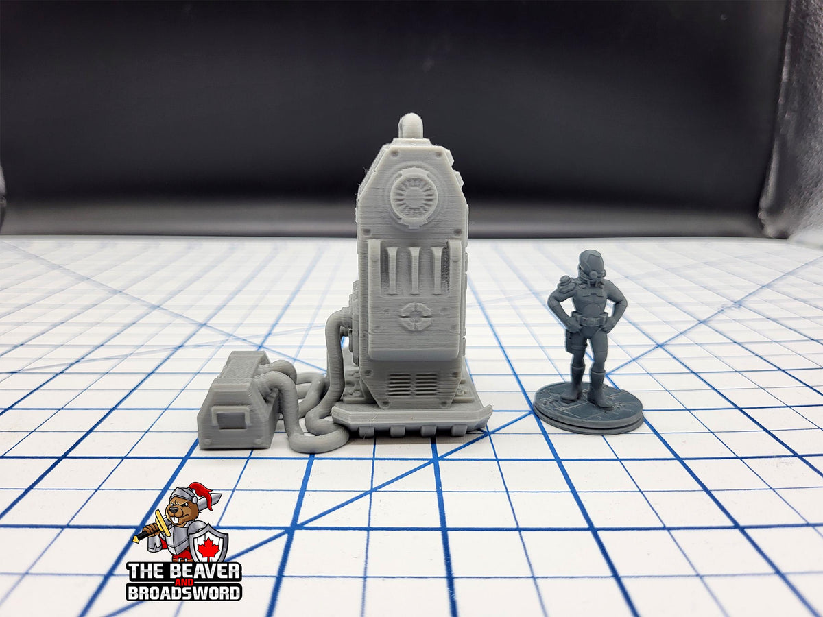 Scifi Power Unit - EC3D , Infinity, Legion, Sci-fi, Cyberpunk, Starfinder, tabletop terrain, Sci-fi Scenery, Wargaming, Space, Battery-3