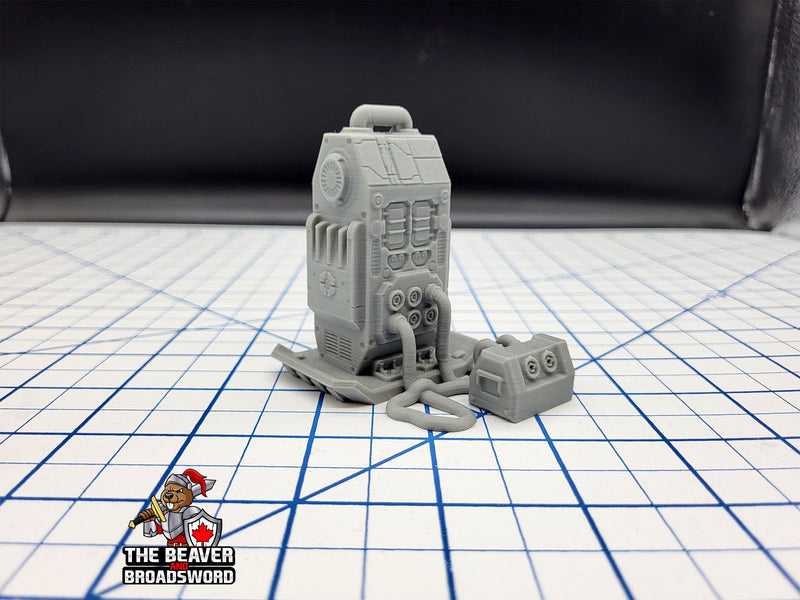 Scifi Power Unit - EC3D , Infinity, Legion, Sci-fi, Cyberpunk, Starfinder, tabletop terrain, Sci-fi Scenery, Wargaming, Space, Battery-2