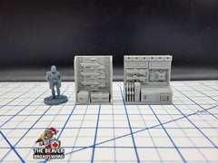 Scifi Small Armory - EC3D , Infinity, Legion, Sci-fi, Cyberpunk, Starfinder, tabletop terrain, Sci-fi Scenery, Wargaming, Space, Weapons-1