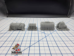 Scifi Assorted Cargo - EC3D , Infinity, Legion, Cyberpunk, Starfinder, tabletop terrain, Sci-fi Scenery, Wargaming, Space Hangar, Shipping-2