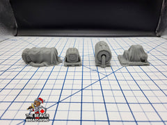 Scifi Assorted Cargo - EC3D , Infinity, Legion, Cyberpunk, Starfinder, tabletop terrain, Sci-fi Scenery, Wargaming, Space Hangar, Shipping-4