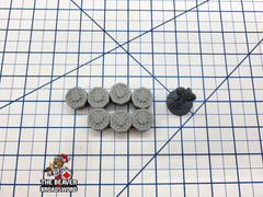 Scifi Stackable Cargo Containers - EC3D , Infinity, Legion, Cyberpunk, Starfinder, tabletop terrain, Sci-fi Scenery, Wargaming, Space Hangar-4