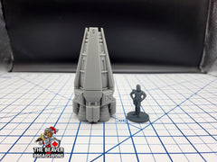 Scifi Escape Pod - EC3D , Infinity, Legion, Cyberpunk, Starfinder, tabletop terrain, Sci-fi Scenery, Wargaming, Space Ship, Fleet-2