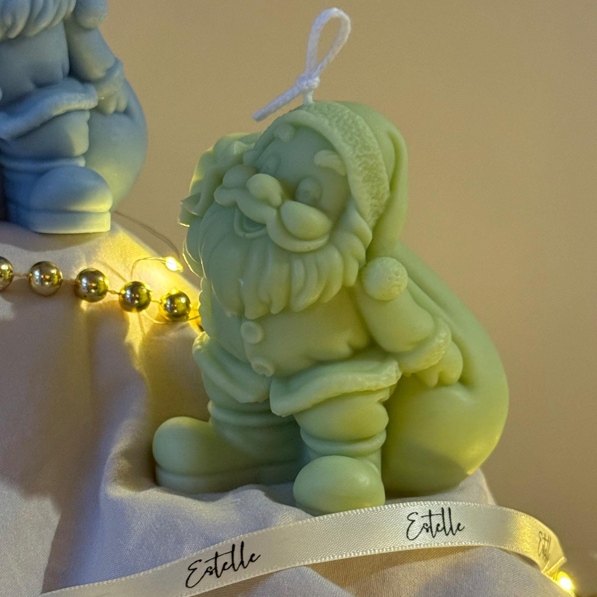 Hand Poured Santa Soy Candle | Christmas Festive Decor-4