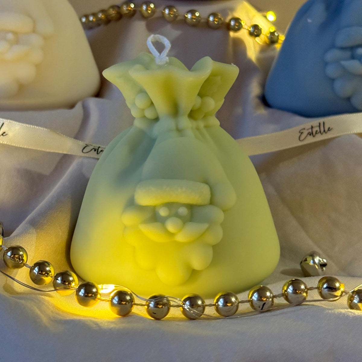 Santa Sack Soy Candle | Hand-Poured Christmas Decor-2