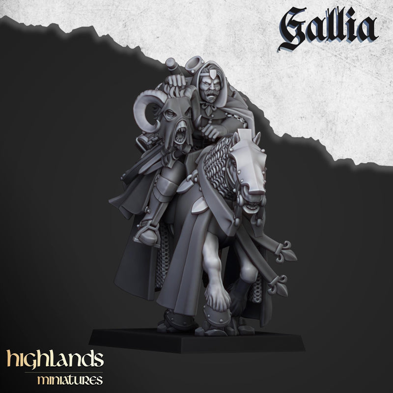 Questing Knights Miniature Set - 28/32mm Scale Premium Resin Models for Wargaming and RPG, DnD, Human, Gallia, Durable, High Quality-4
