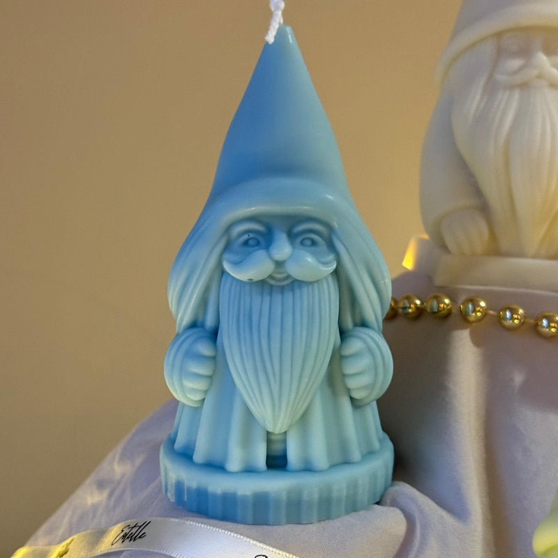 Hand Poured Santa Candle: Christmas Soy Wax Festive Decor-3