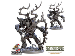 Barkwraith Primordial A, Ent, Monster, Fey, Dryad, DnD, Elven- High Quality Resin Printed 28mm 32mm Tabletop Miniature, Tough Figurine-1