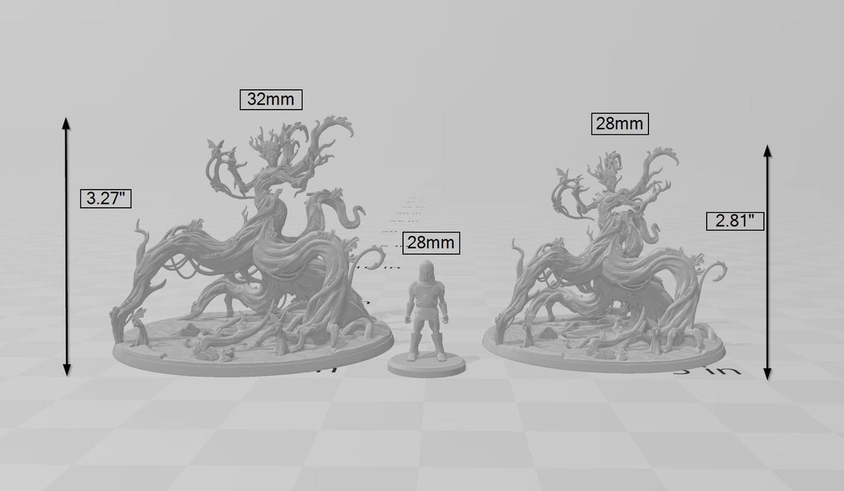 Avatar Of Arda, DnD Large Spriggan Mini Fairy, Dryad, Tree, Elven- High Quality Resin Printed 28mm 32mm Tabletop Miniature, Tough Figurine-2