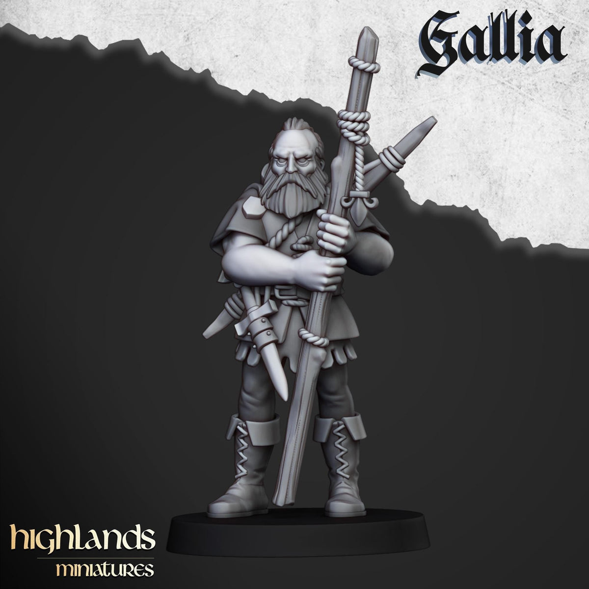 Sherwood Archers - 28/32mm Scale Premium Resin Models for Wargaming and ttRPG, DnD, Human, Gallia, Durable, High Quality, Archer Unit, Hero-4