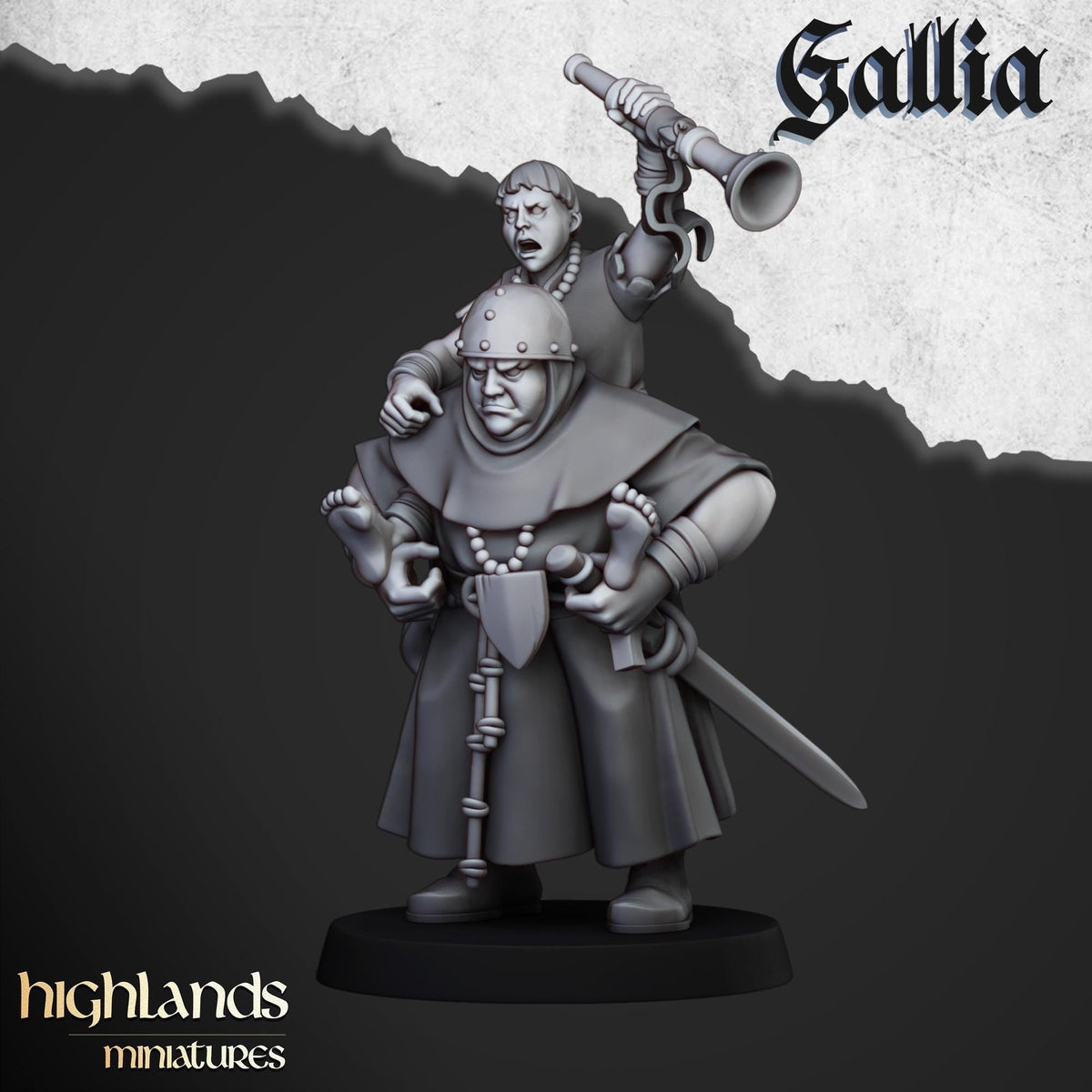 Sherwood Archers - 28/32mm Scale Premium Resin Models for Wargaming and ttRPG, DnD, Human, Gallia, Durable, High Quality, Archer Unit, Hero-6