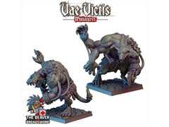 Giant Rat C Mini - Monster, Mutant, Wererat, DnD, Fantasy- High Quality Resin Printed 28mm 32mm Tabletop Miniatures, Tough Figurine-1