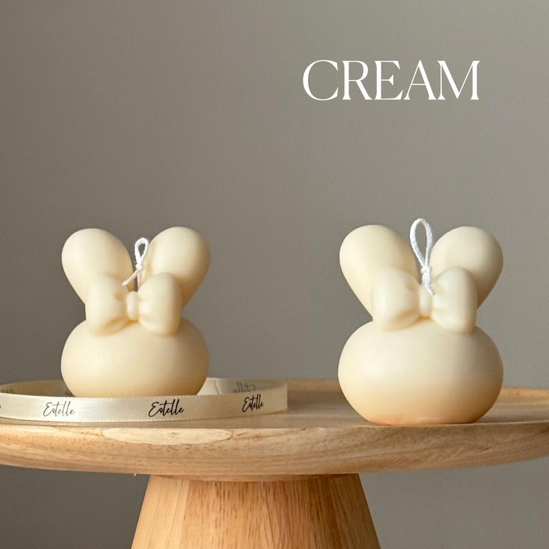 Bunny Soy Candle | Handmade Easter Home Decor-3