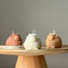 Sheep Soy Candle | Handmade Sculptural Home Decor-1
