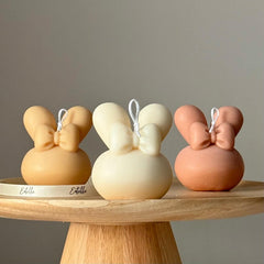 Bunny Soy Candle | Handmade Easter Home Decor-1