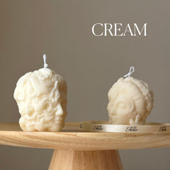 Sculptural Lady Head Candle | Handmade Soy Wax Decor-3