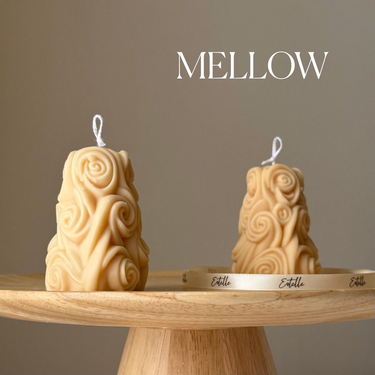 Handmade Roses Soy Candle | Sculptural Home Decor, Wedding Favor-4