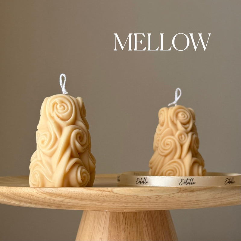 Handmade Roses Soy Candle | Sculptural Home Decor, Wedding Favor-4