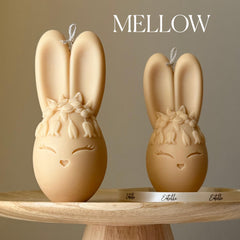 Egg Rabbit Soy Candle: Handmade Home Decor, New Home Gift-4