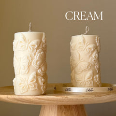 Butterfly Pillar Candle: Shaped Soy Wax Candle, Home Decor-3