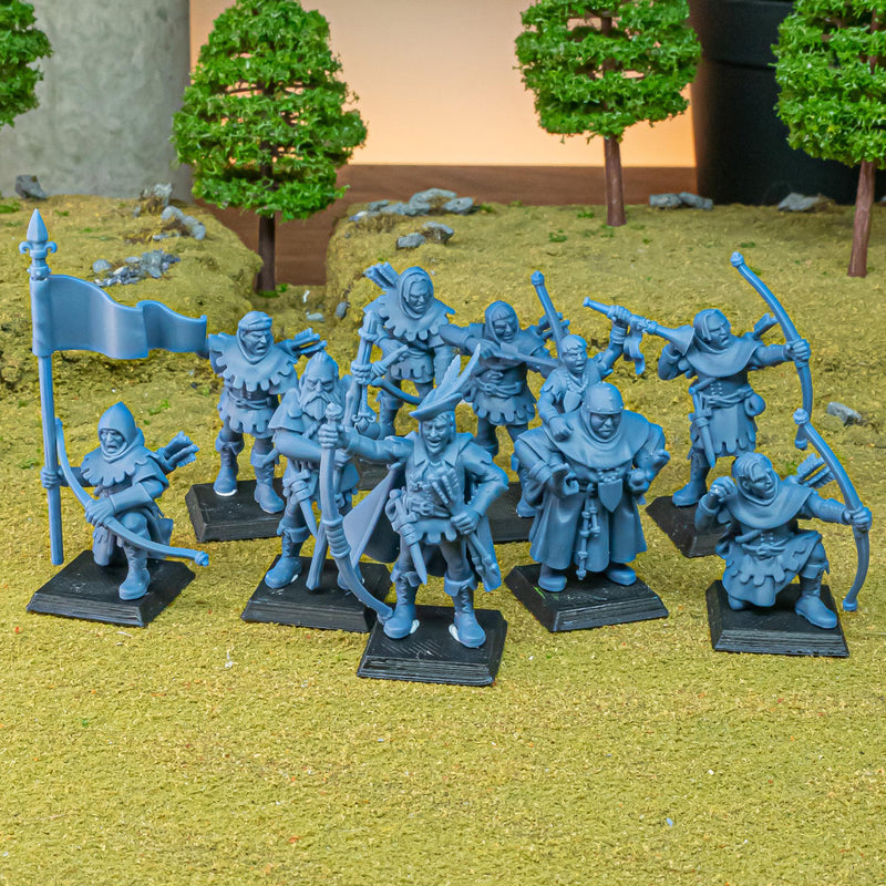 The Peasant Uprising mini set - 28/32mm Scale Premium Resin Models for Wargaming and RPG, DnD, Human, Gallia Durable High Quality Cavalry-5