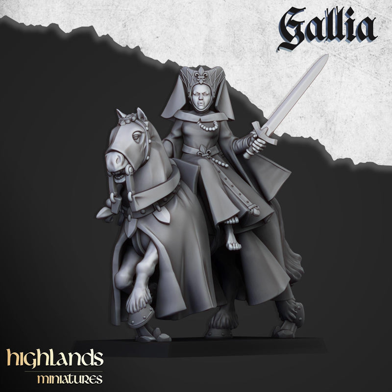 Join the Pilgrimage! Gallia mini set - 28/32mm Scale Premium Resin Models for Wargaming and RPG, DnD, Human, Durable High Quality Miniatures-7