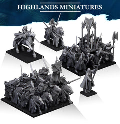 Join the Pilgrimage! Gallia mini set - 28/32mm Scale Premium Resin Models for Wargaming and RPG, DnD, Human, Durable High Quality Miniatures-1