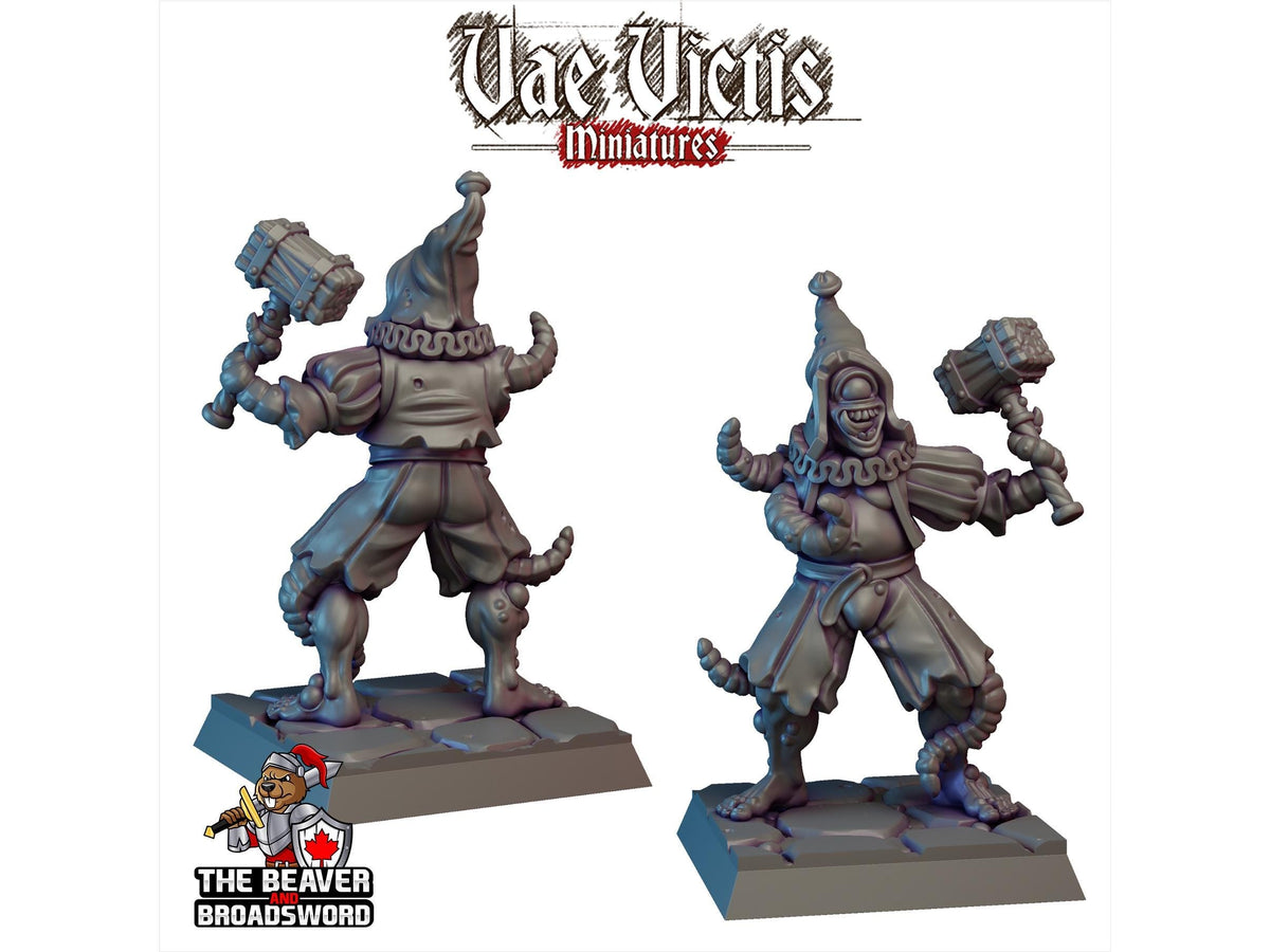 Corrupted Circus Warband Set - Monster, Fey, Undead, DnD, Fantasy- High Quality Resin Printed 28mm 32mm Tabletop Miniatures, Tough Figurine-6