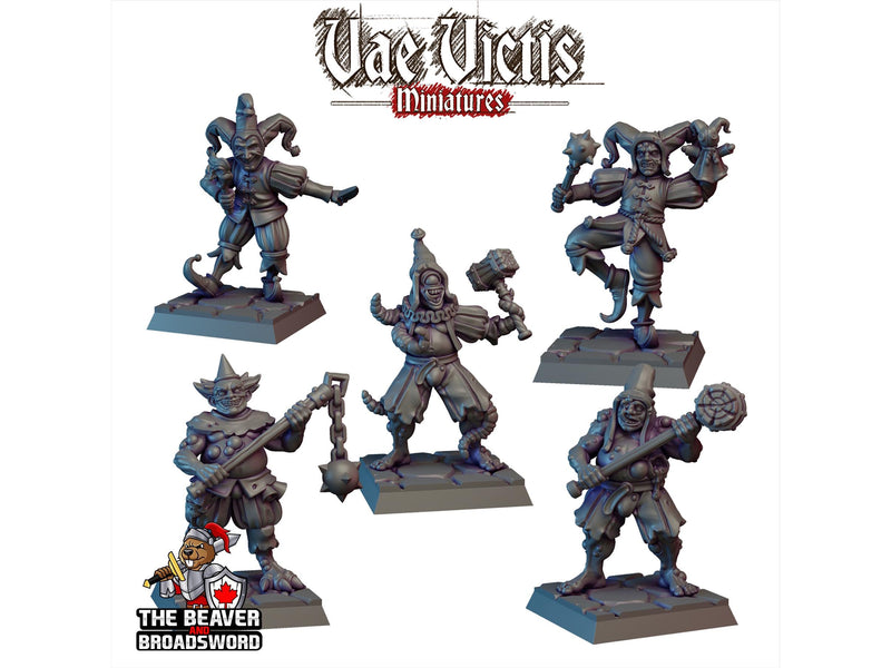 Corrupted Circus Warband Set - Monster, Fey, Undead, DnD, Fantasy- High Quality Resin Printed 28mm 32mm Tabletop Miniatures, Tough Figurine-1