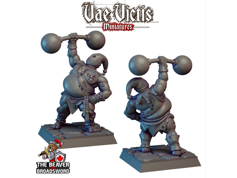 Corrupted Circus Mini Set - Monster, Fey, Undead, DnD, Fantasy- High Quality Resin Printed 28mm 32mm Tabletop Miniatures, Tough Figurine-4