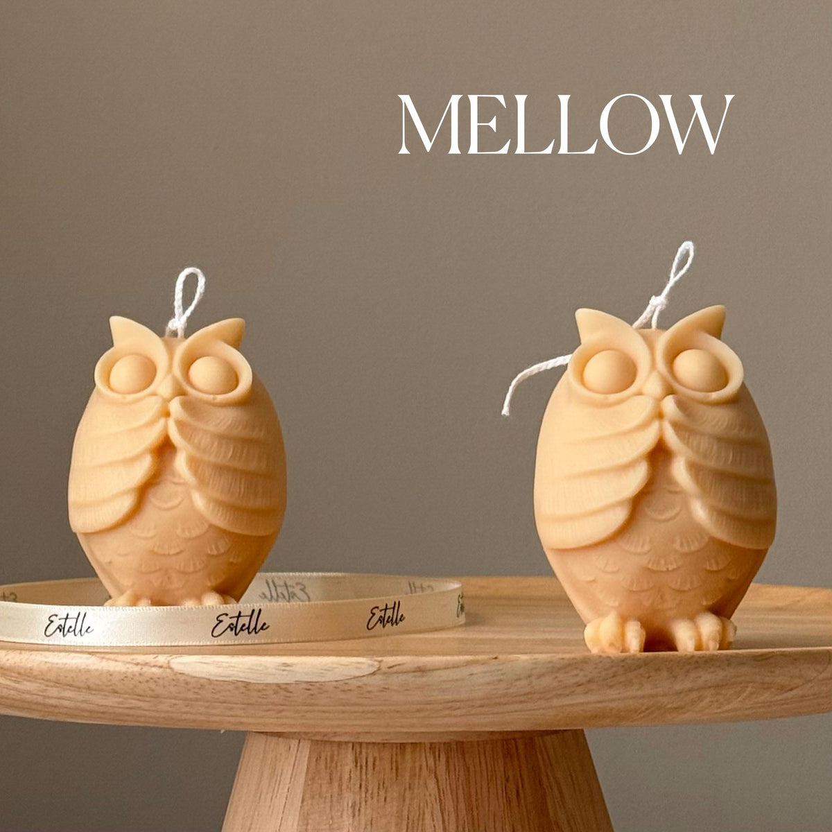 Handmade Owl Soy Candle: Sculptural Home Decor, New Home Gift-4