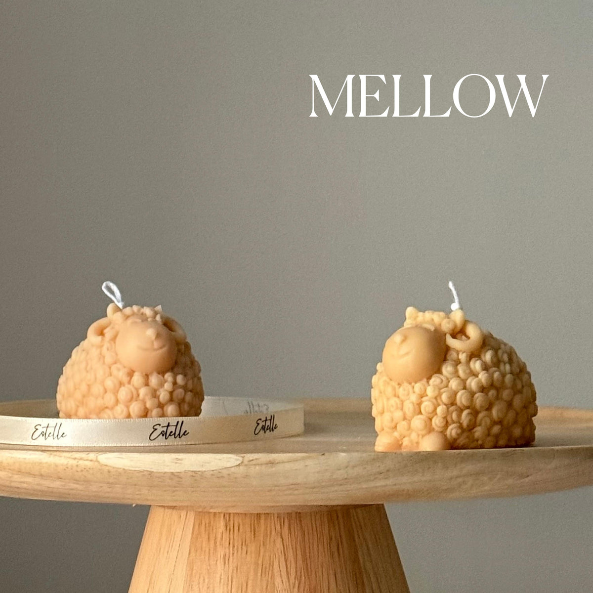 Sheep Soy Candle | Handmade Sculptural Home Decor-4