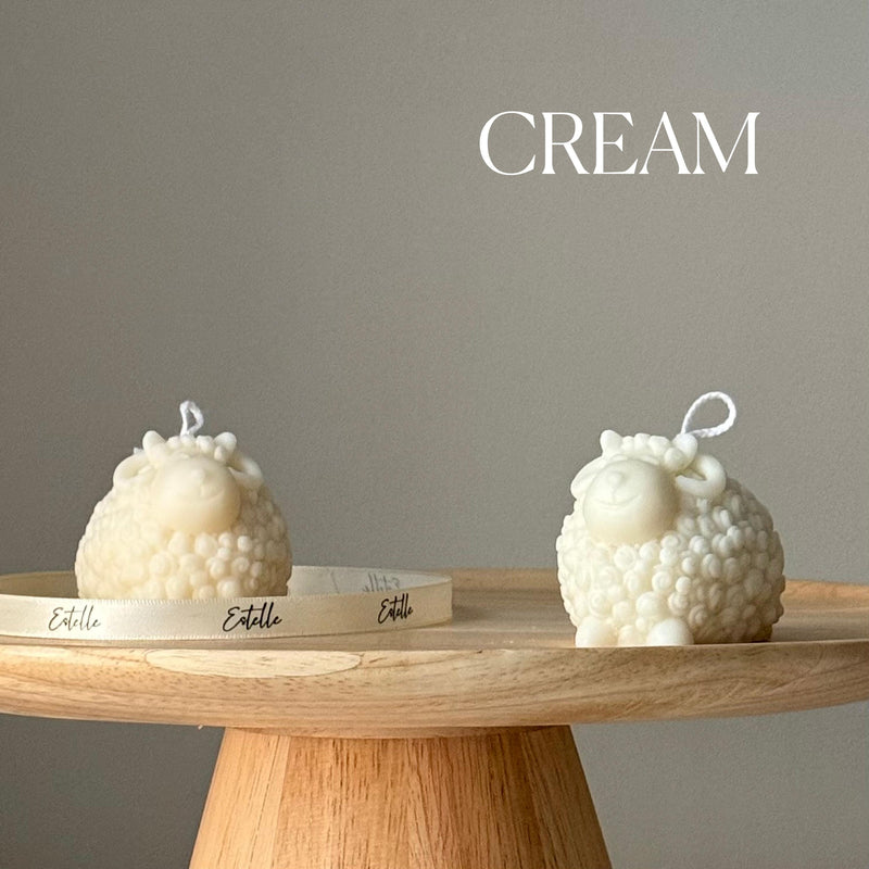 Sheep Soy Candle | Handmade Sculptural Home Decor-3
