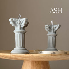 Tiny Column Soy Candle: Handmade Sculptural Home Decor-5
