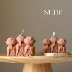 Handmade Monk Candle | Soy Wax Home Decor-2