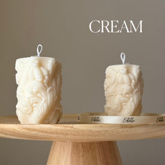 Bees Soy Pillar Candle: Handmade Home Decor Gift-3