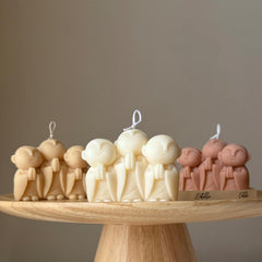 Handmade Monk Candle | Soy Wax Home Decor-5
