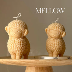 Handmade Sheep Soy Candle | Nursery Decor-4