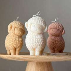 Handmade Sheep Soy Candle | Nursery Decor-1