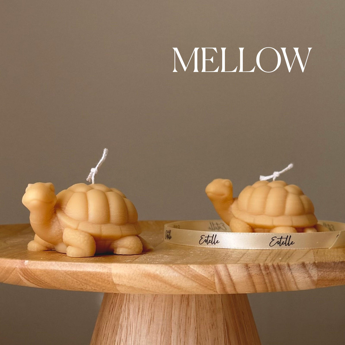 Handmade Soy Turtle Candle: Sculptural Art Gift-4