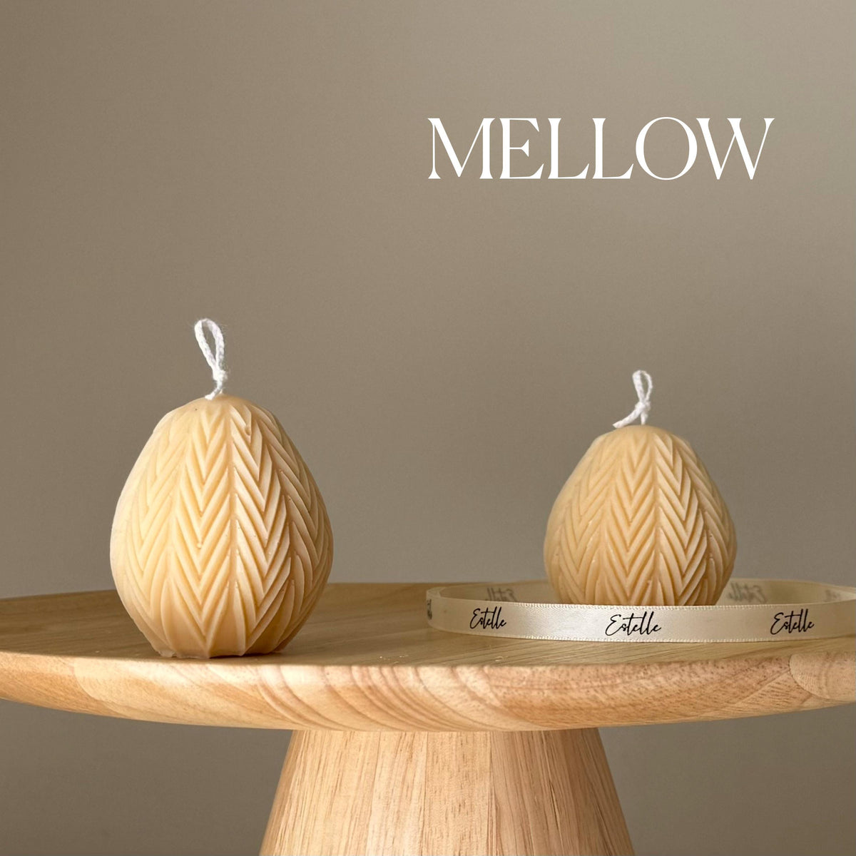 Easter Egg Soy Candle: Handmade Sculptural Home Decor-4