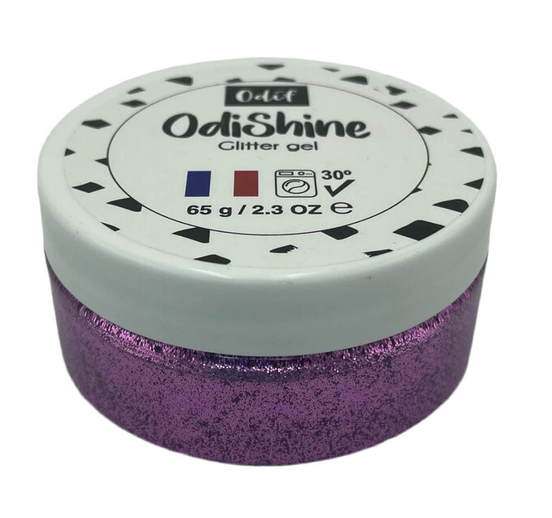 OdiShine Glitter Gel 65g – Multi-Purpose Sparkle Gel for Fabric, Crafts, Scrapbooking & DIY Projects-1