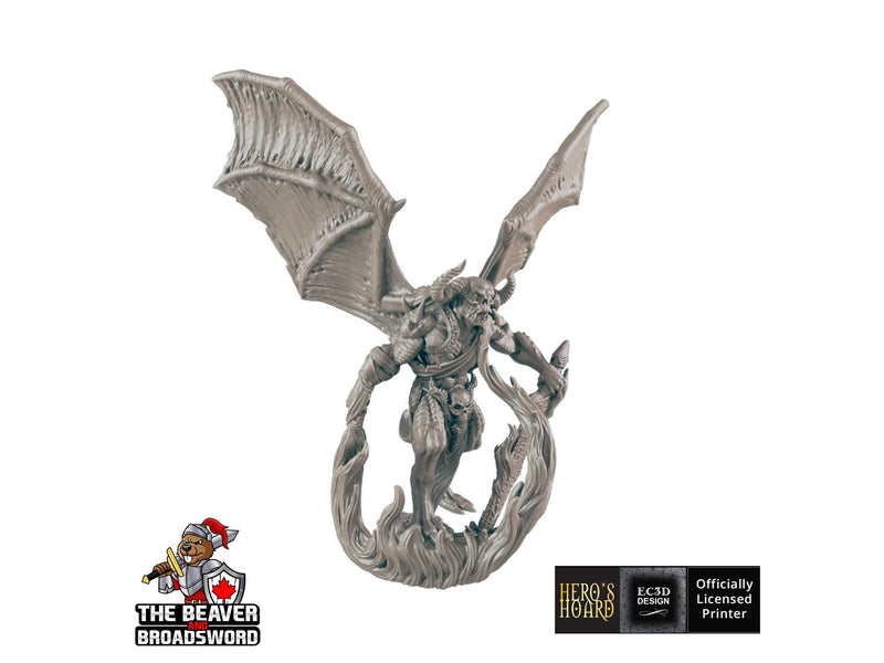 Balor | DnD Premium Resin Miniature, Durable and Tough for your TTRPG and Wargaming! 32mm, 28mm, Demon, Fiend, Epic Boss, Diorama, Devil-1